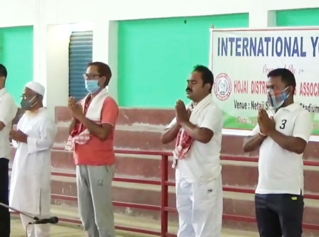 7th International Yoga Day celebrated at various places in Assam