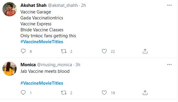 vaccine movie titles twitter