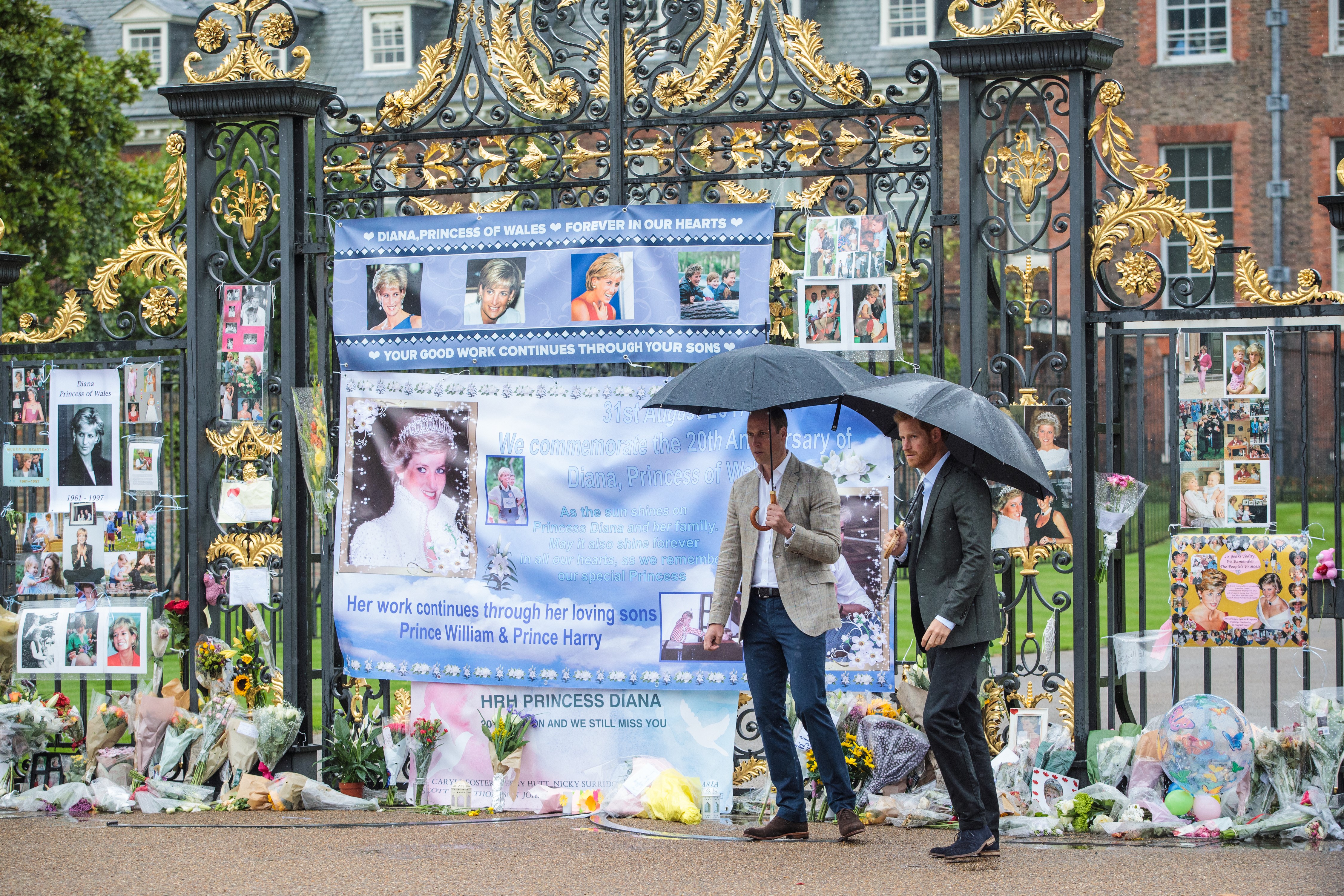 In Memoriam: Prince William and Prince Harry paying tributes to their mother Princess Diana (Pic Courtesy: Getty)