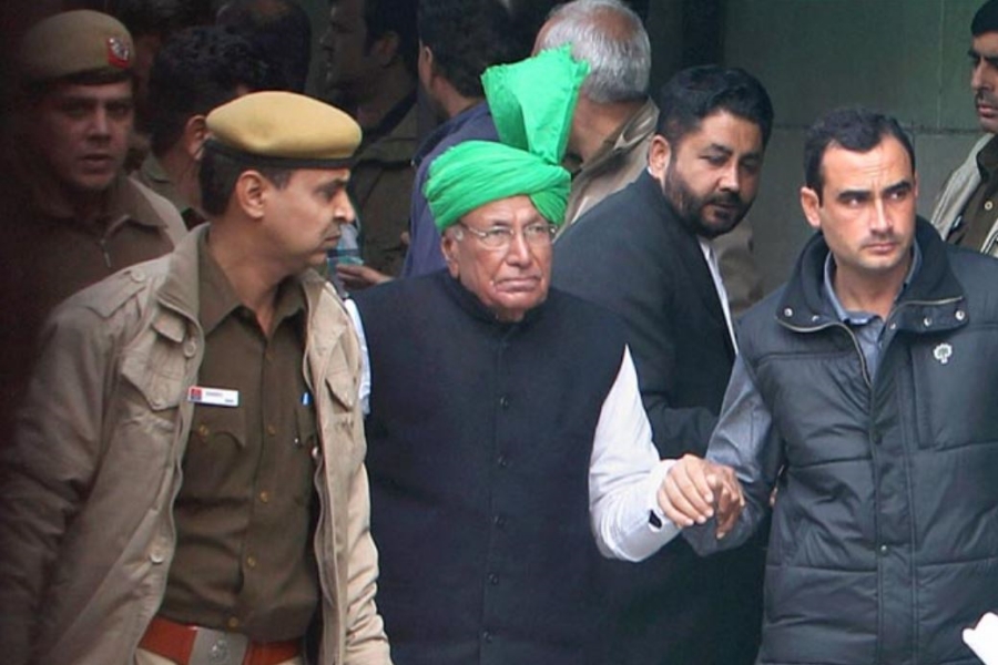 digvijay chautala om prakash chautala sentence complete