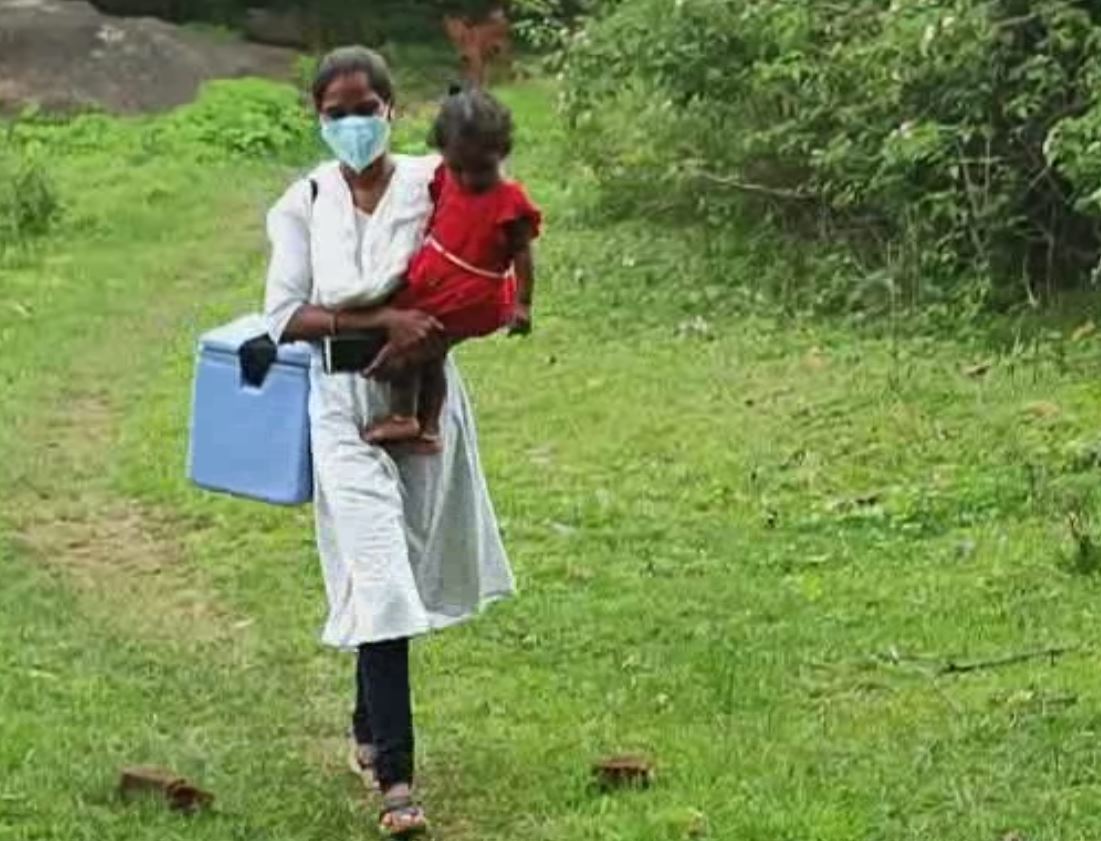 nurse crossing river