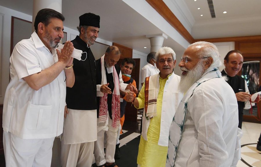 modi in gupkar meeting