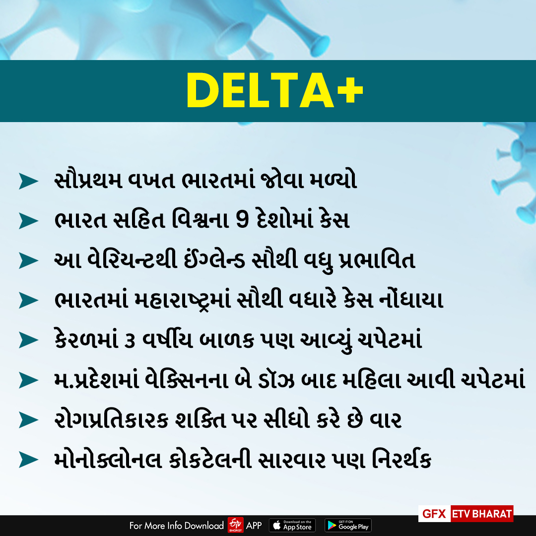 ડેલ્ટા પ્લસ વેરિયન્ટ એક નજરે...