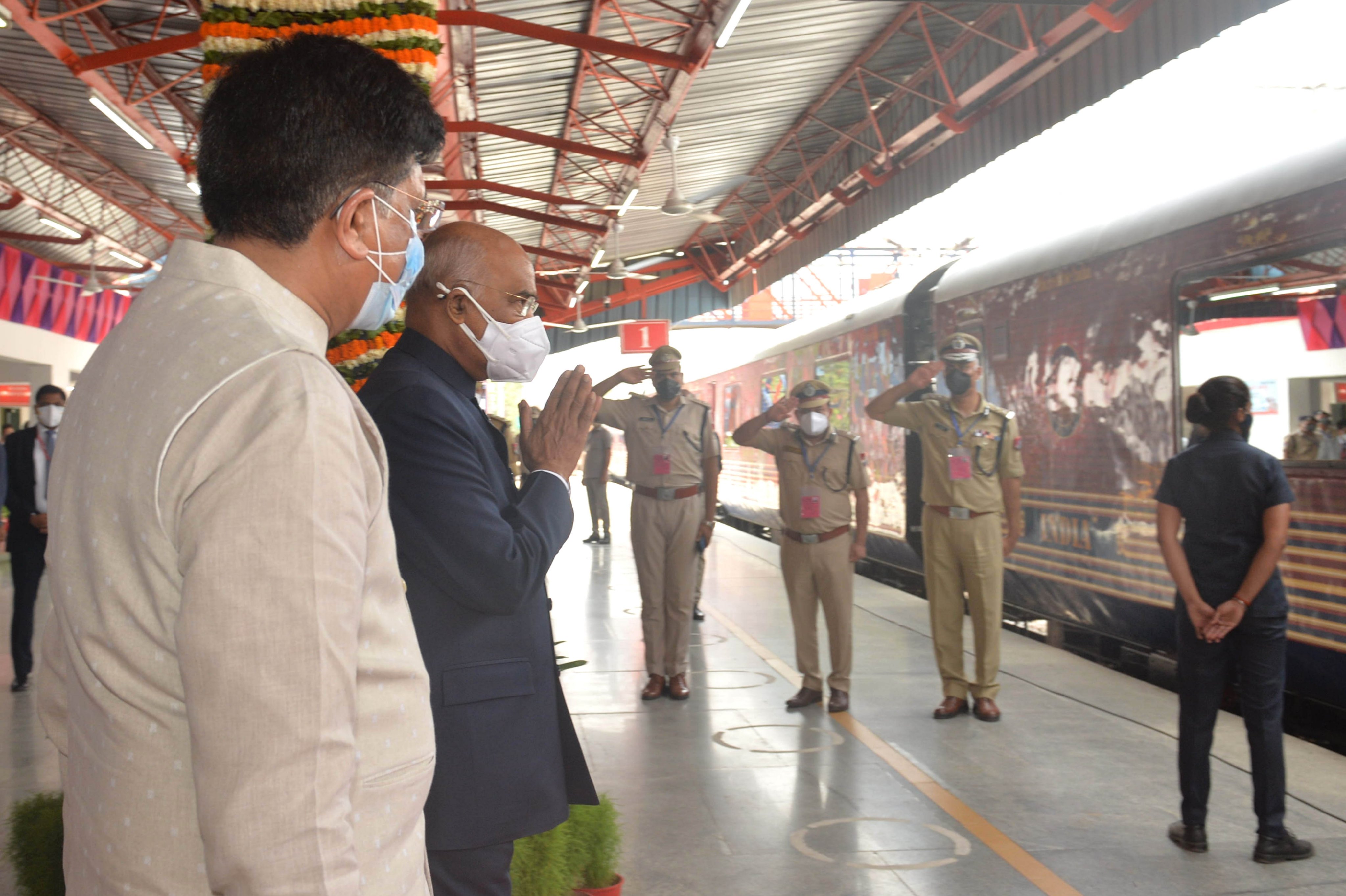 President Kovind train journey