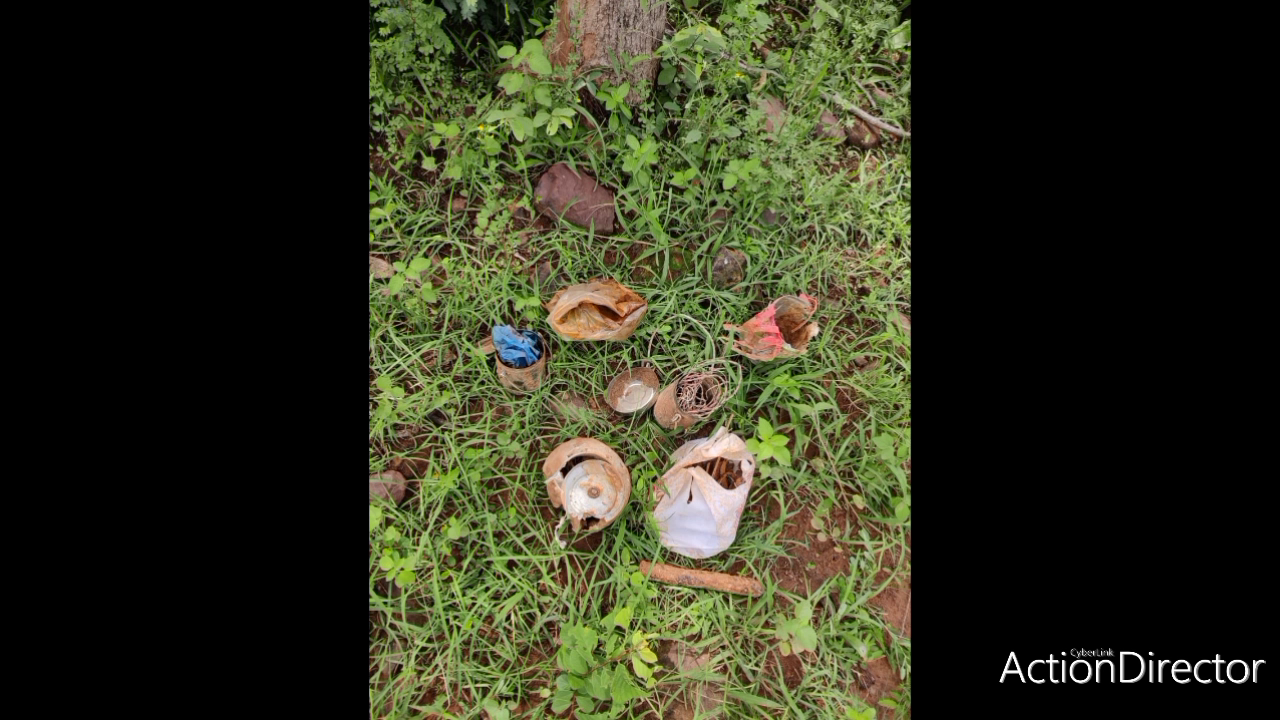 Police defuse explosives planted by Maoists in Koppunur forest area of Mulugu district