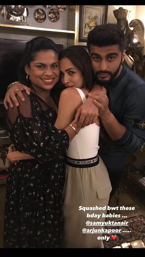 Malaika Arora wishes Arjun Kapoor and friend Samyukta Nair on birthday