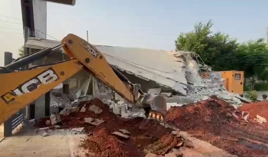 Gurugram DTP department demolition