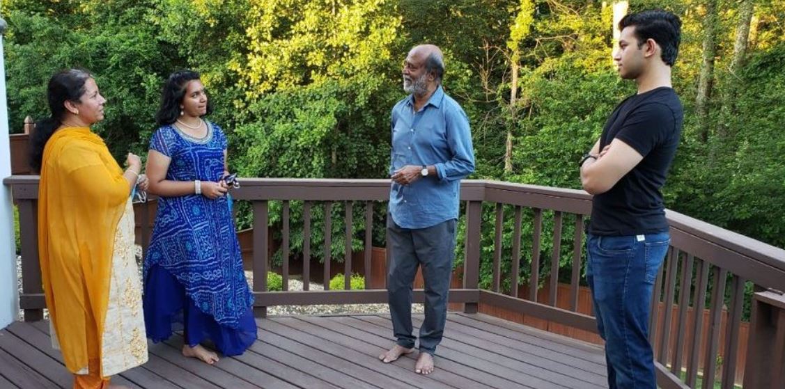 Rajinikanth pic in USA goes viral