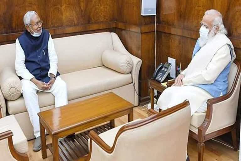 nitish kumar with narendra modi