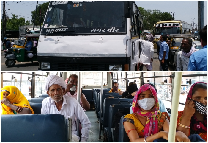 first cng bus in kota