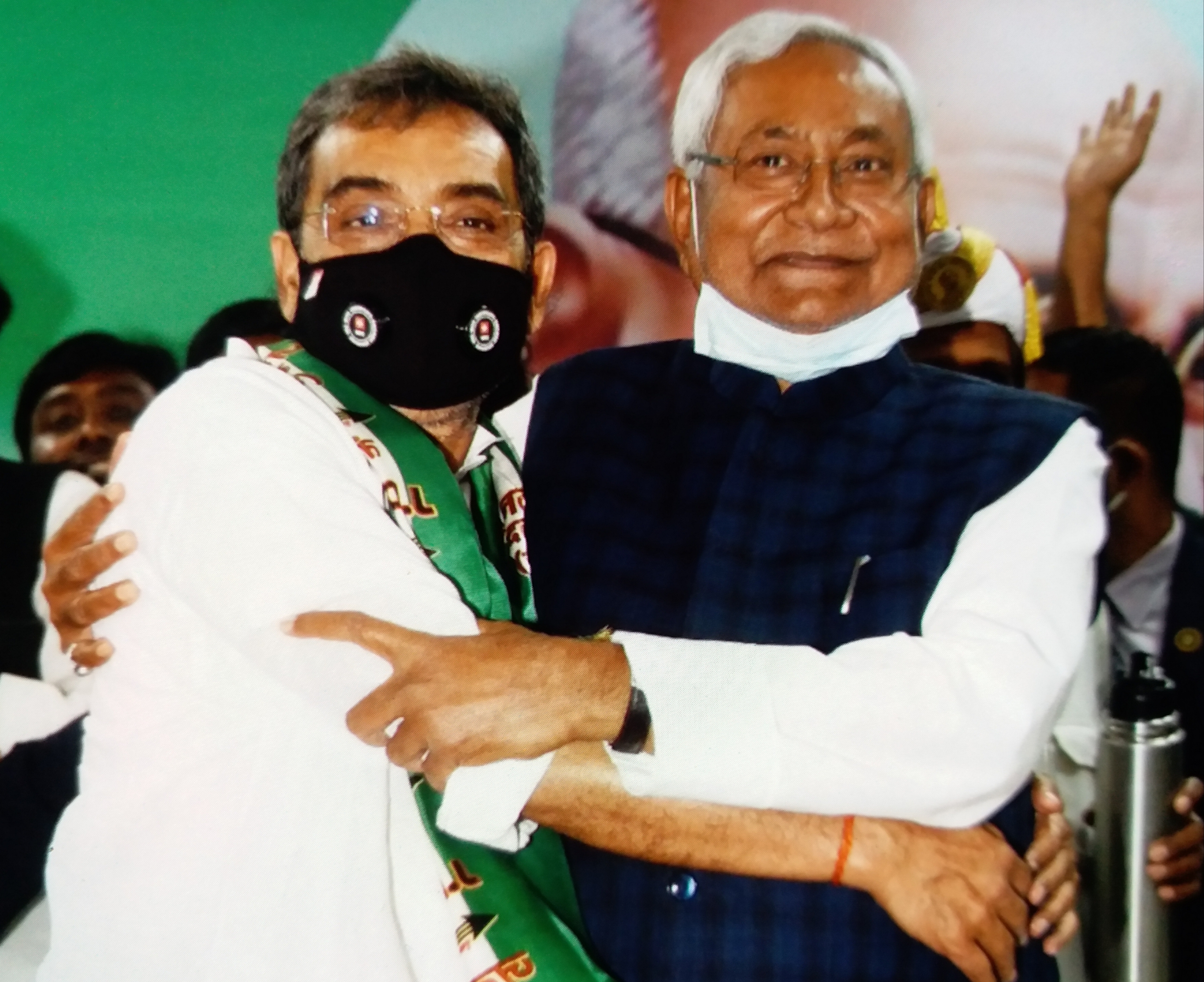 Nitish kumar and Upendra Kushwaha