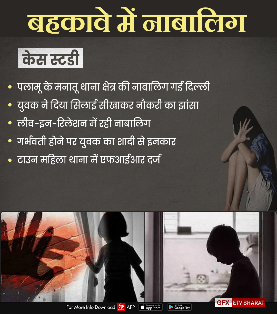 Minor girls becoming victims of pimps and human traffickers in Palamu