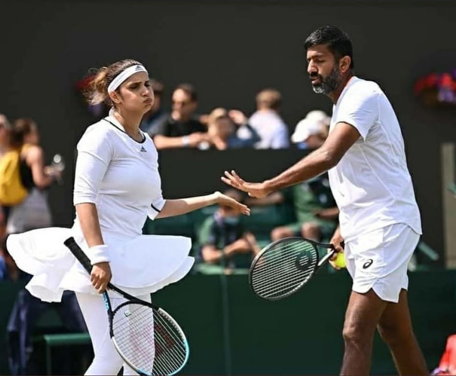 Wimbledon: Sania Mirza, Rohan Bopanna cruise into 3rd round of mixed doubles