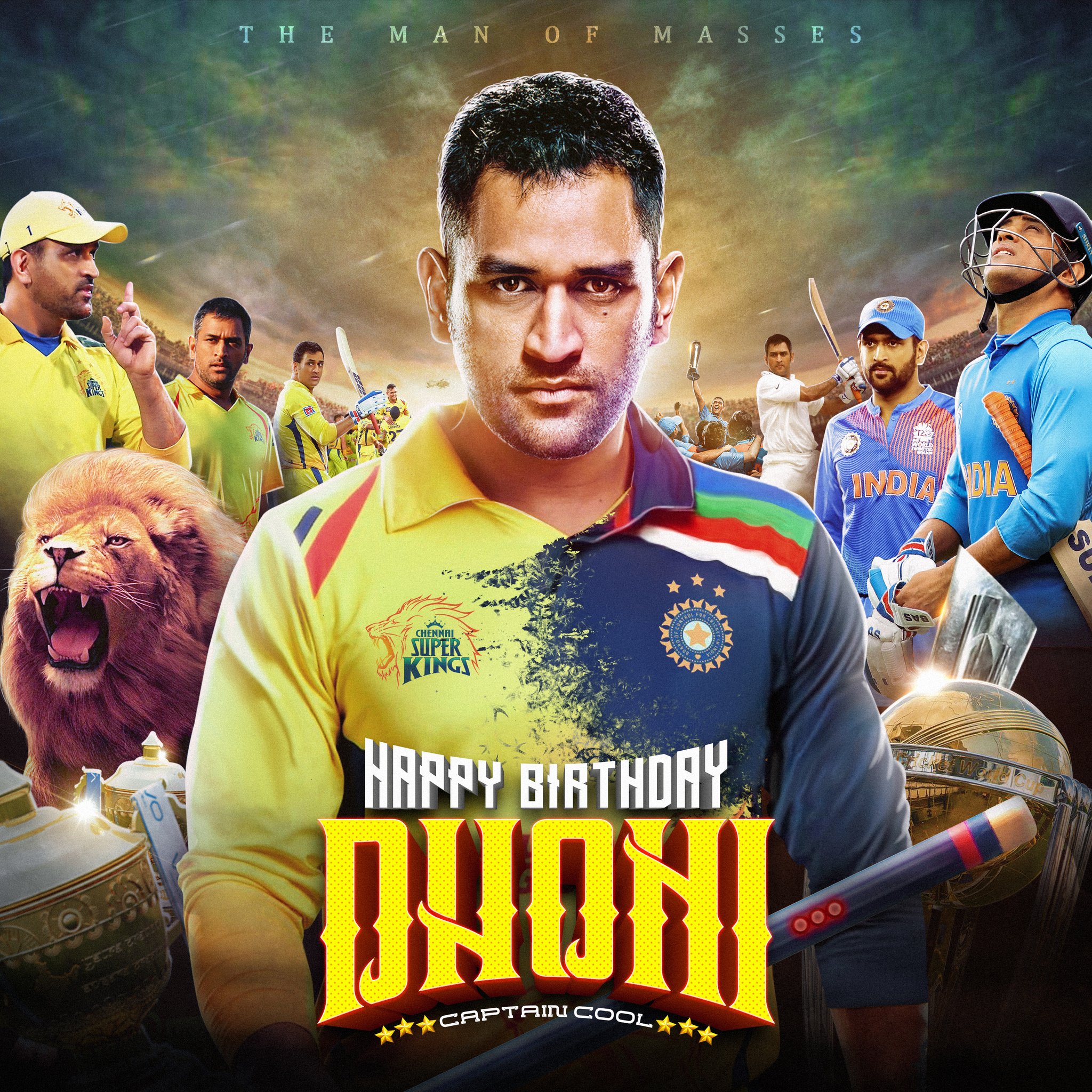 Team India Former Captain MS Dhoni Birthday Special Story