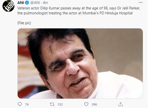 actor dilip kumar