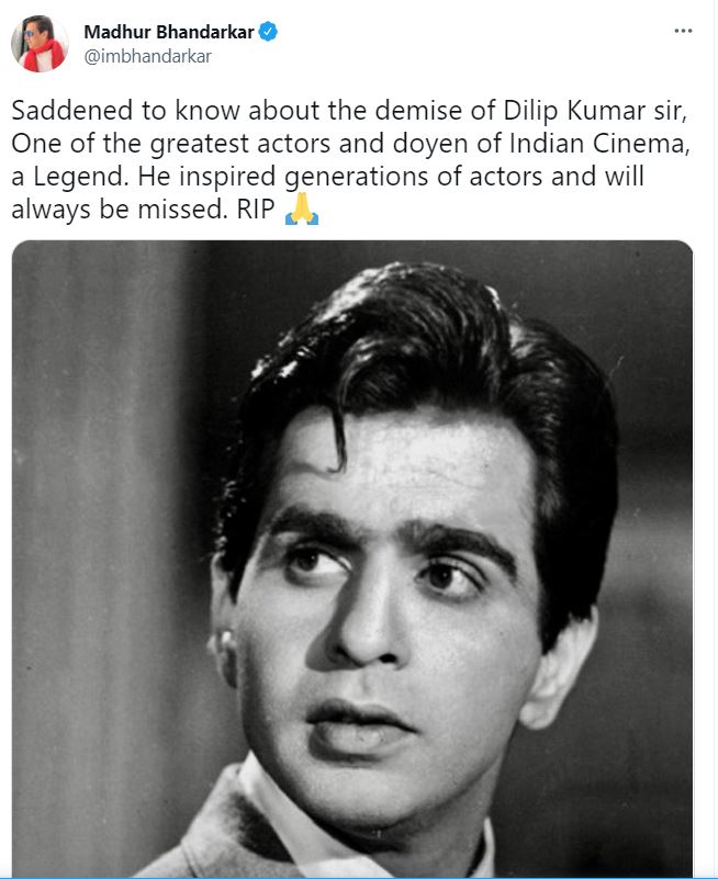 Dilip Kumar was one of the greatest actors of Indian Cinema