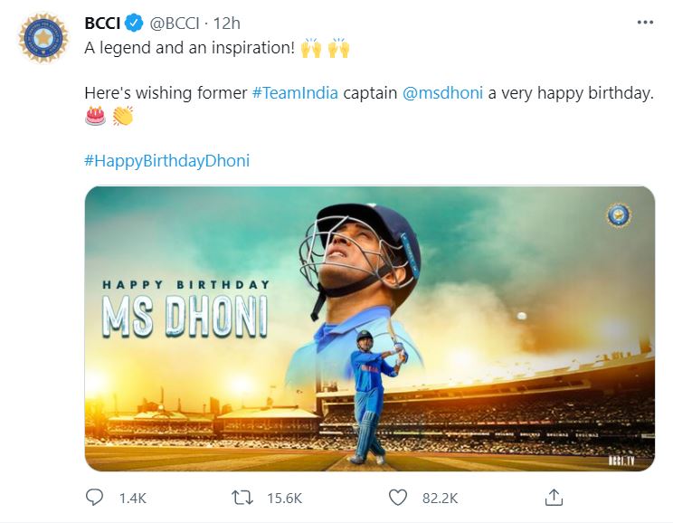 Ms Dhoni Birthday