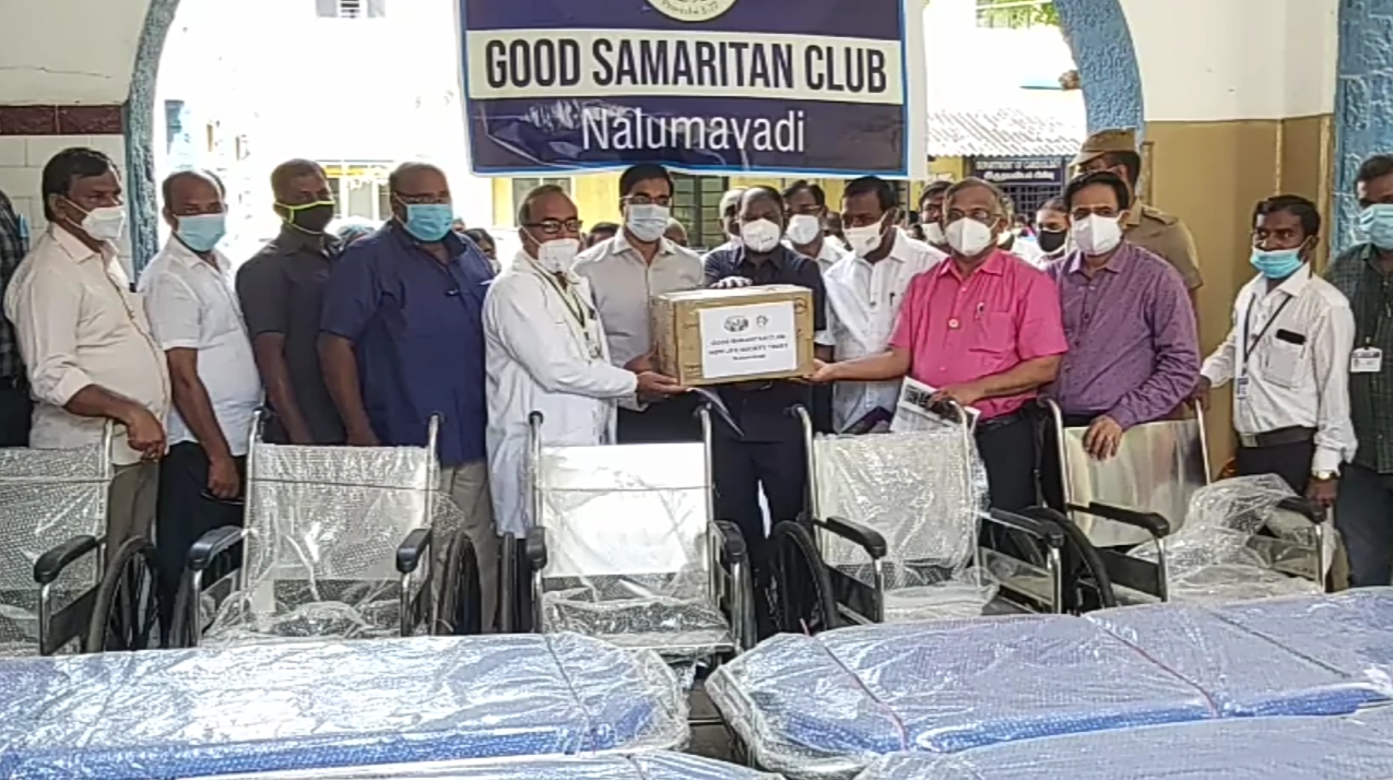 nalumavadi jesus redeems church  medical equipment donated by nalumavadi jesus redeems church in thoothukudi  thoothukudi news  thoothukudi latest news  medical equipment  இயேசு விடுவிக்கிறார் சபை  மருத்துவக் கல்லூரி மருத்துவமனைக்கு உபகரணங்கள் வழங்கிய நாலுமாவடி இயேசு விடுவிக்கிறார் சபை  நாலுமாவடி இயேசு விடுவிக்கிறார் சபை  தூத்துக்குடி செய்திகள்  மருத்துவ உபகரணங்கள்