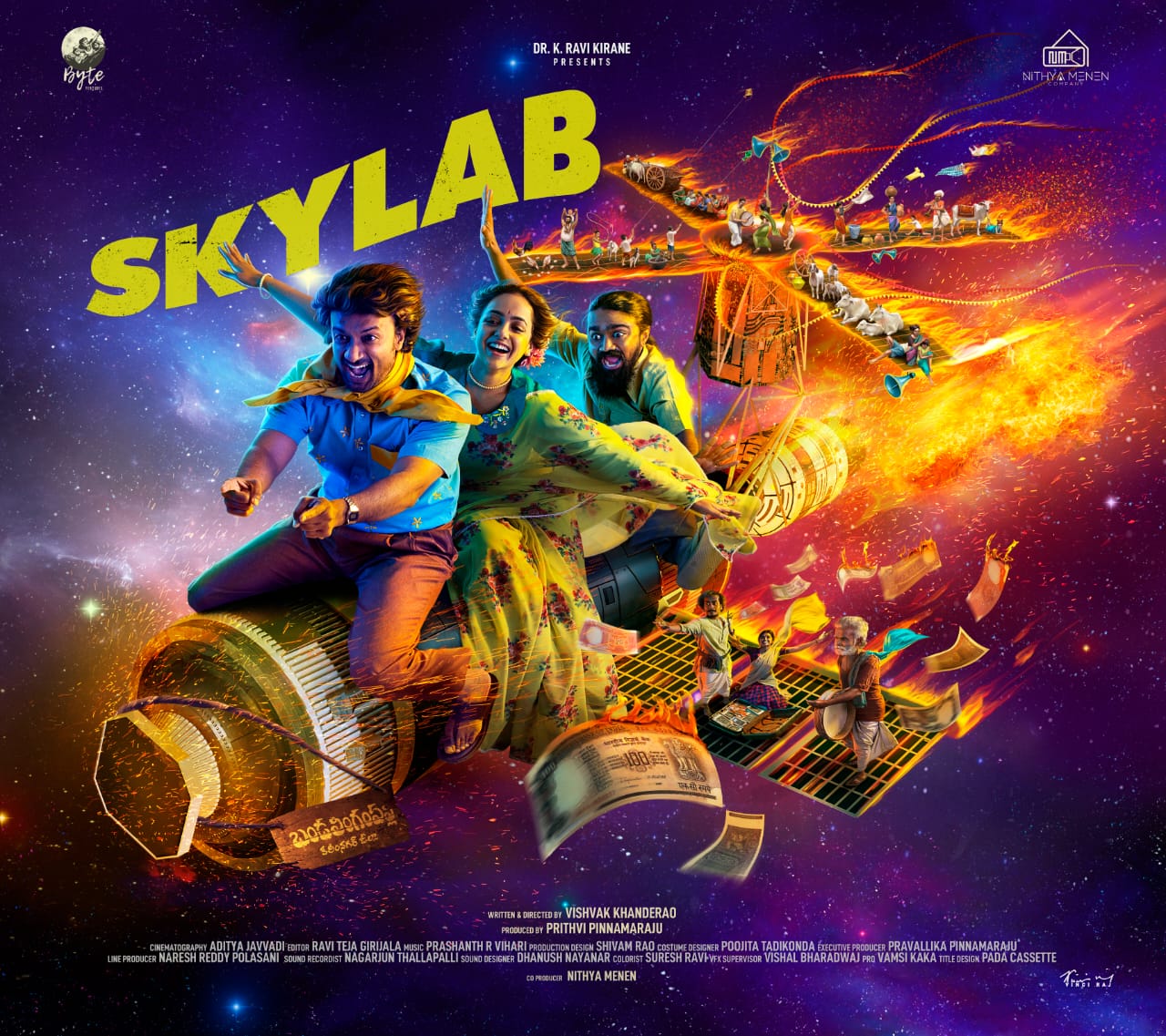 Skylab telugu movie firstlook - Vishal meets Vice President Venkaiah Naidu