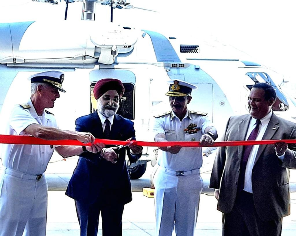 US Navy hands over MH-60R helicopters to India