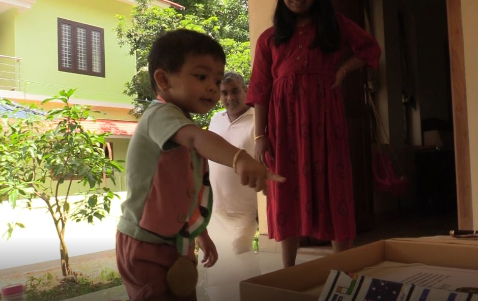 toddler gets into the India Book of Records