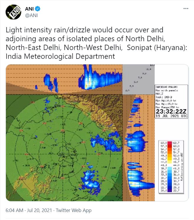 ANI का ट्वीट