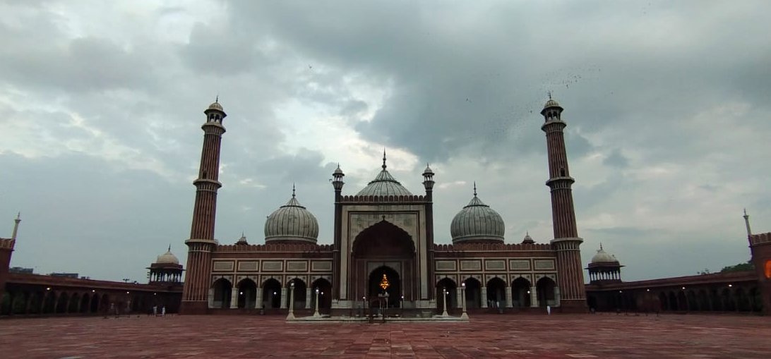 Delhi: Devotees offered namaz at Jama Masjid