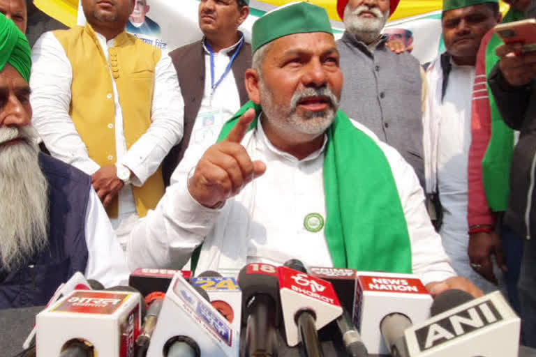 Farmers protest outside Parliament today