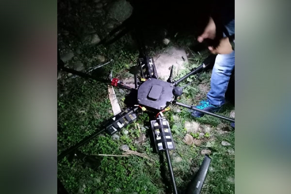 Drone shot down in J-K's Kanachak, explosive material recovered