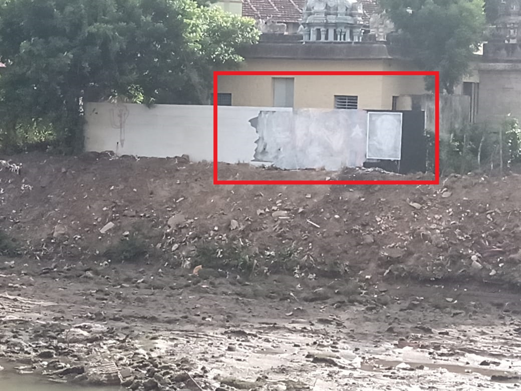 thirumavalavan wall painting destroy