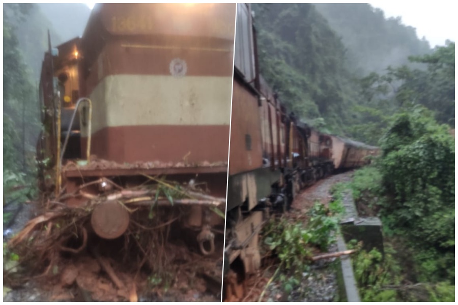 Railway derailed