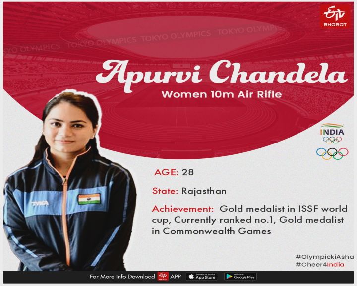 ઓલિમ્પિકમાં આજે 10 મીટર એર રાઈફલ (10m air rifle)ના મેડલ રાઉન્ડ રમાયો