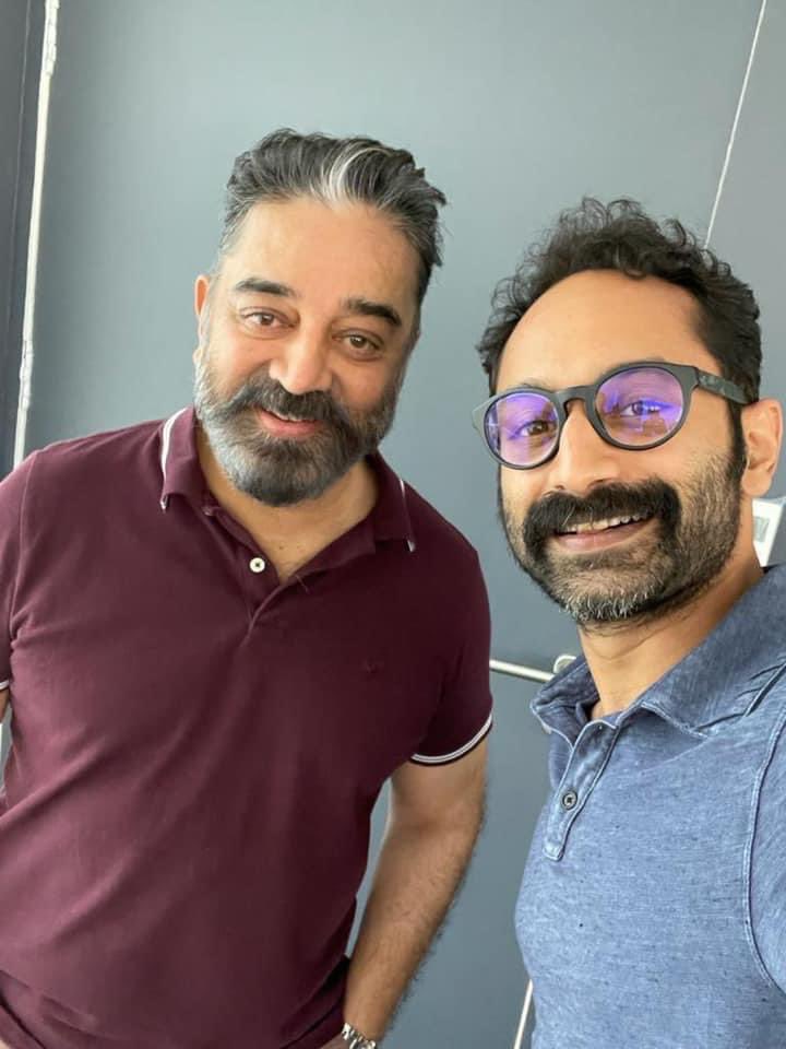 Fahaad Faasil with KamalHaasan