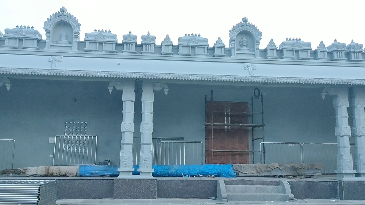 yadadri reconstruction works, sri lakshmi narasimha swamy temple