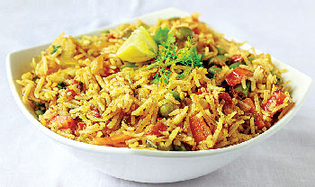 pulav with coconut milk