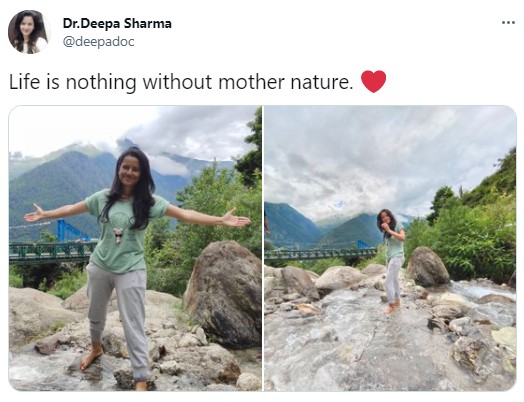 Tweet By Dr Deepa Sharma