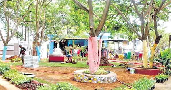 siddipet swach badi special classes, composting from garbage