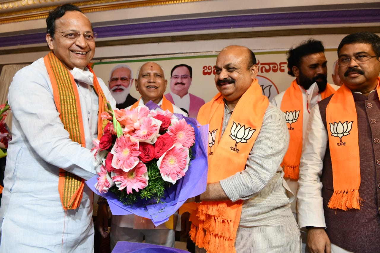 20ನೇ ಮುಖ್ಯಮಂತ್ರಿಯಾಗಿ ಬಸವರಾಜ್​ ಬೊಮ್ಮಾಯಿ ಆಯ್ಕೆ