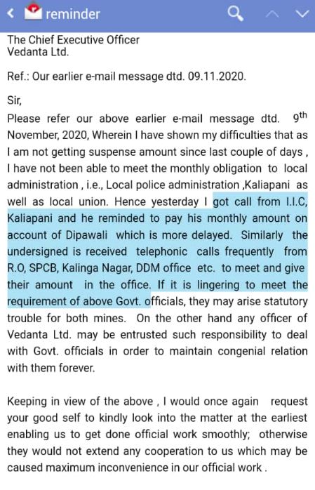 Sukinda chromite mines viral email