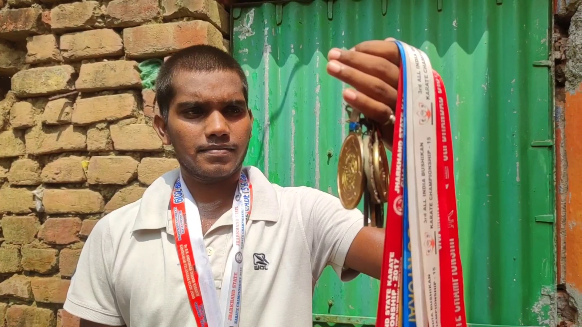 Saurabh Bharti with his medal