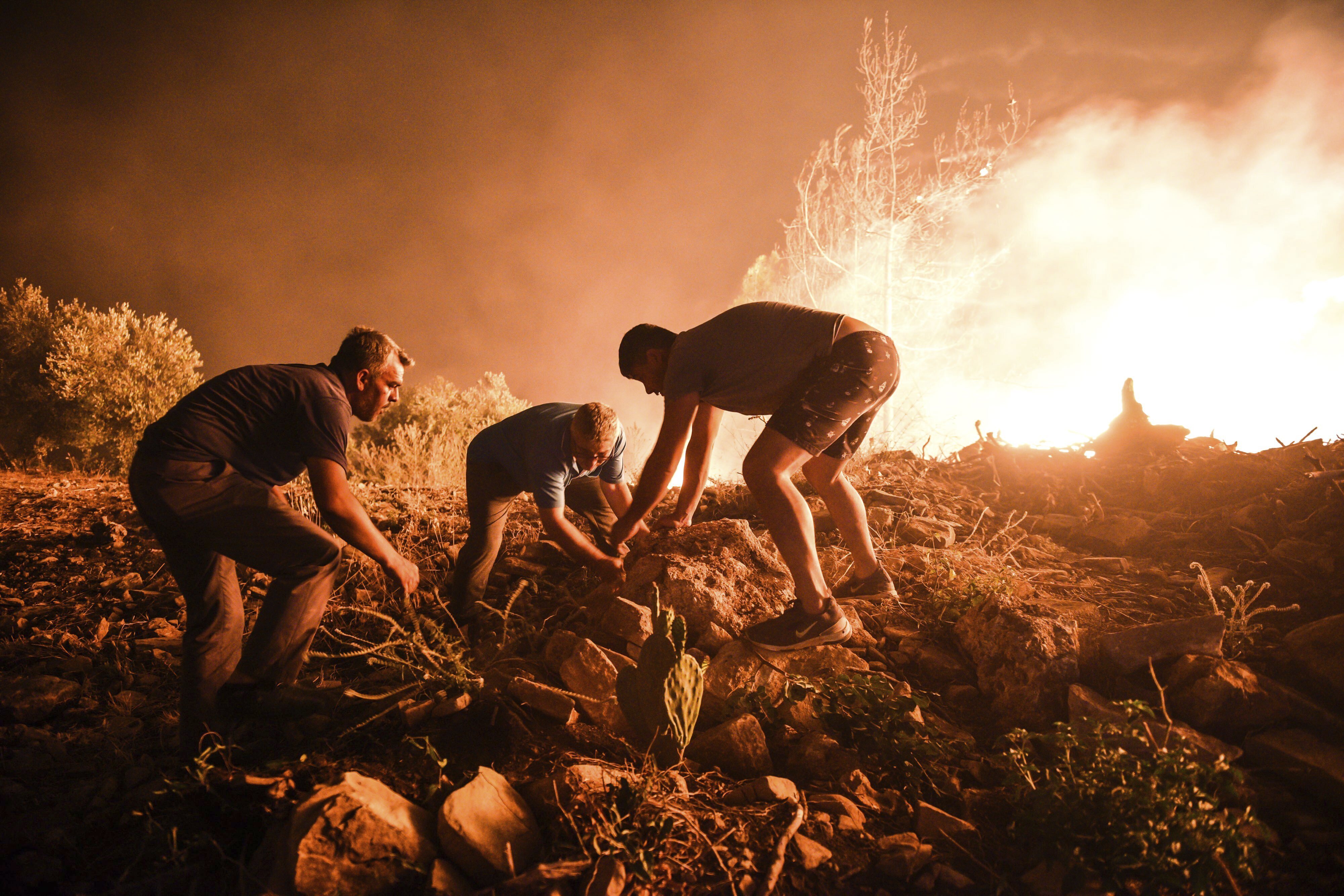 fires deaths in turkey forest area