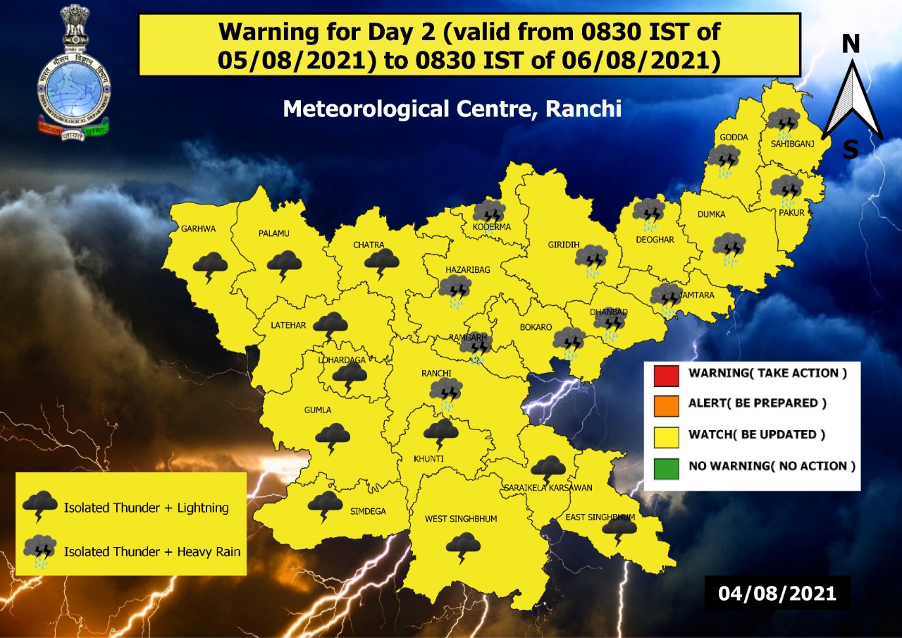 Jharkhand Weather Update