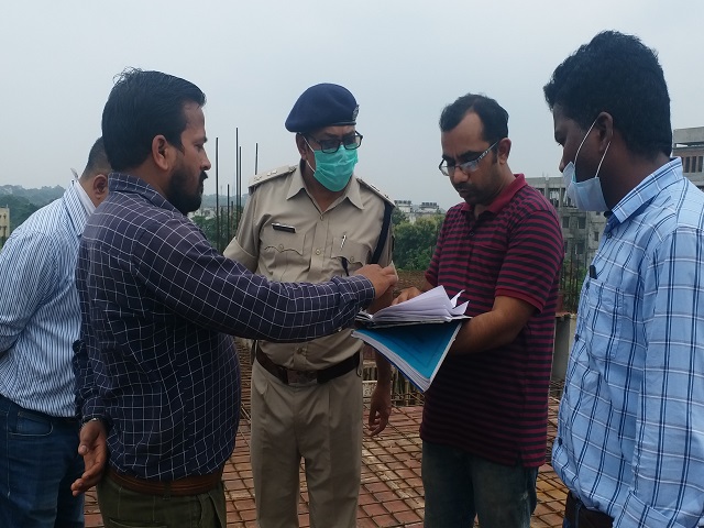 Quarters being built for policemen in Pakur