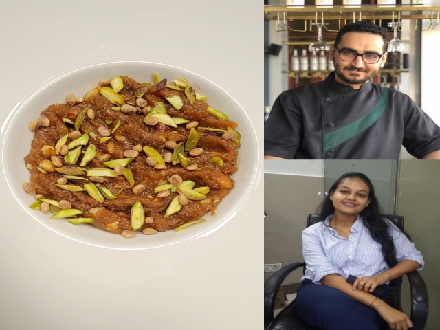 रुचित हरनेजा,Eat right with दिव्या गुप्ता, हलवा, अदरक, चिरौंजी