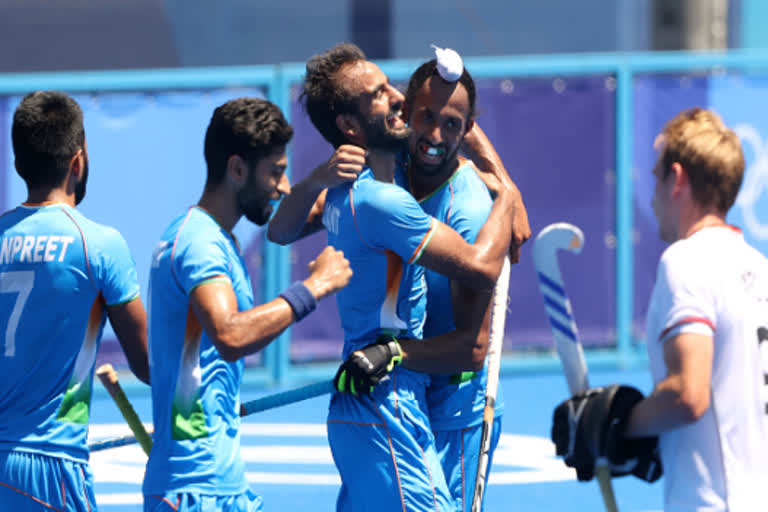 Indian men's hockey team win gold in Tokyo Olympic 2021