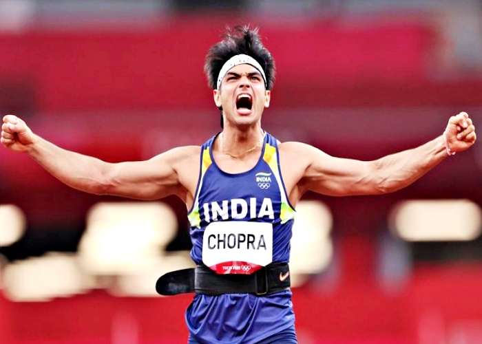 Neeraj Chopra Gold Medalist