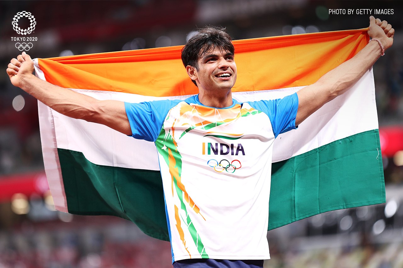 Neeraj Chopra Gold Medalist