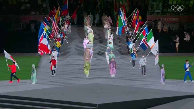 closing ceremony for the Tokyo Olympic