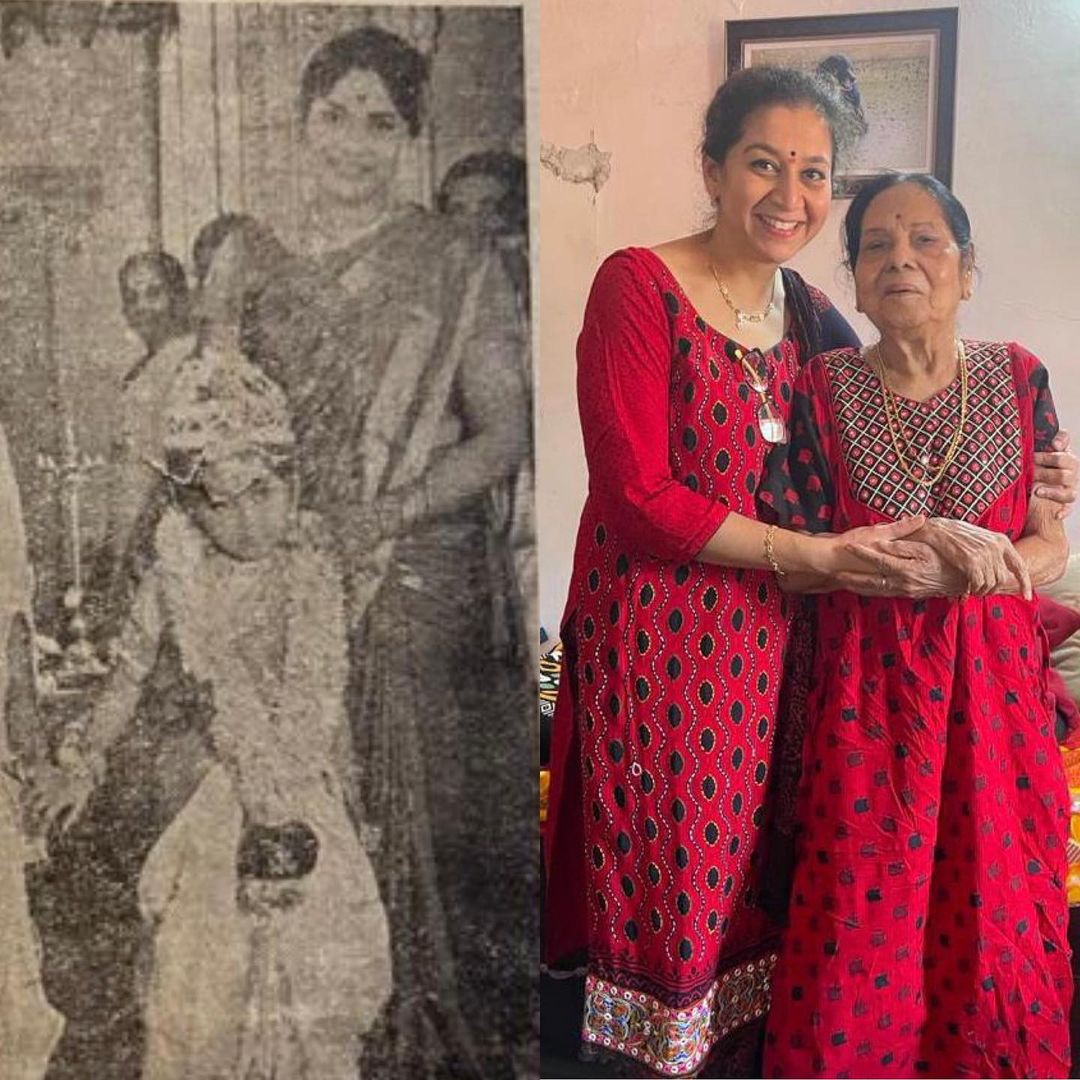 Sudharani, Shruti and Malvika  meet Veteran Actress Leelavathi