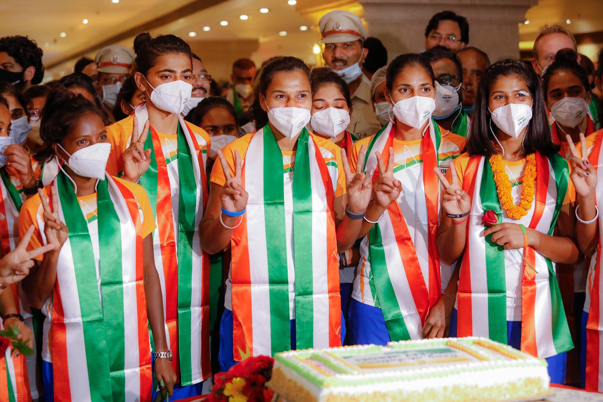 India's Olympic medallists receive hero's welcome, felicitated by Sports Minister Anurag Thakur